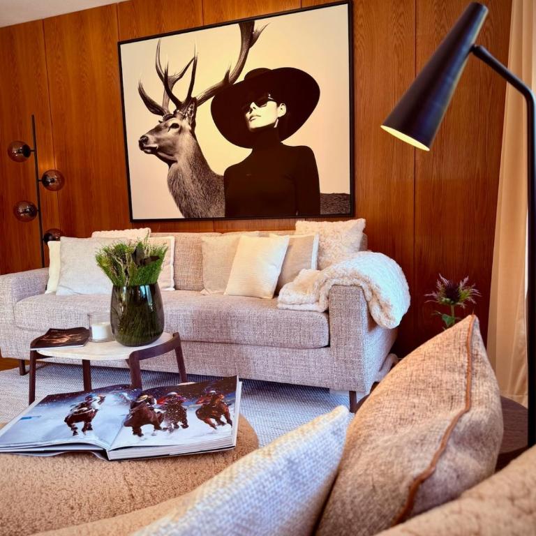 Cozy Retreat near St Moritz with Pool Sauna Fireplace - Apartment mit 1 Schlafzimmer - 15