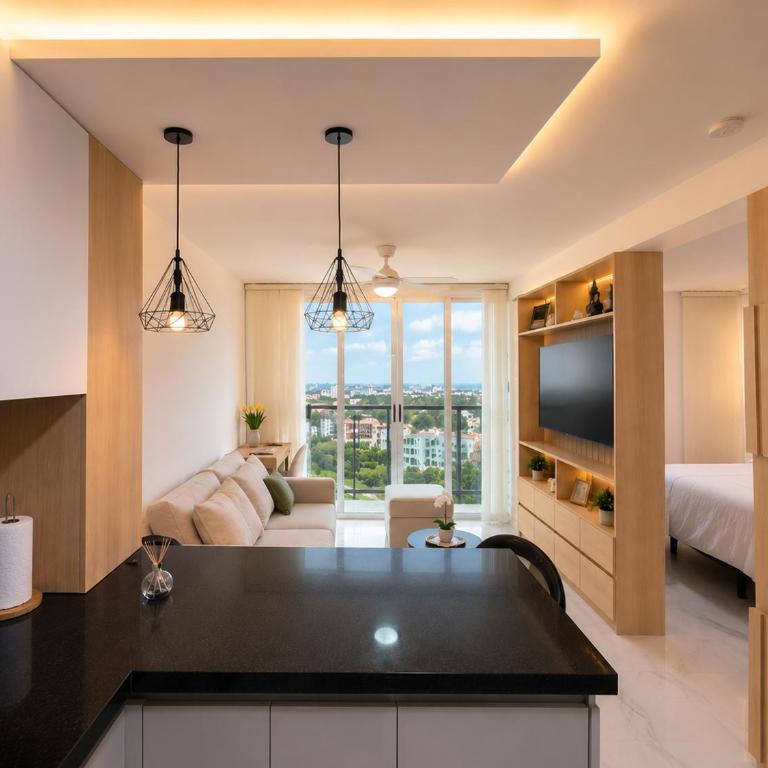 Exclusive Apt South Cali 11th Fl 5 min Mall Plaza - One-Bedroom Apartment with View - 6
