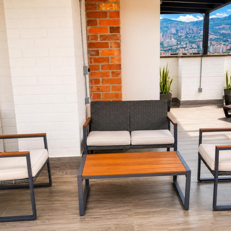 Laureles penthouse, jacuzzi-rooftop fun in the sun - One-Bedroom Apartment - 22