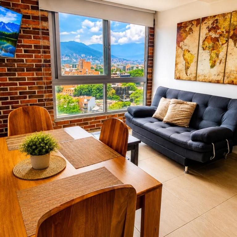 Laureles Deluxe Apartment in the Medellin sky - One-Bedroom Apartment - 16