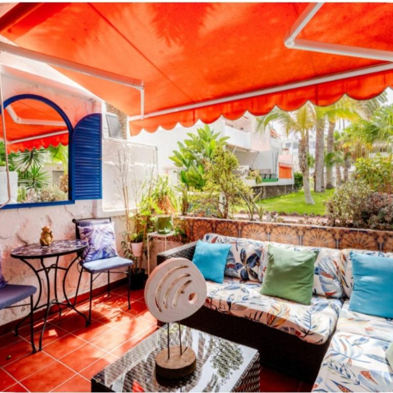 Tropical garden view with pool - Apartamento de 1 dormitorio - 37