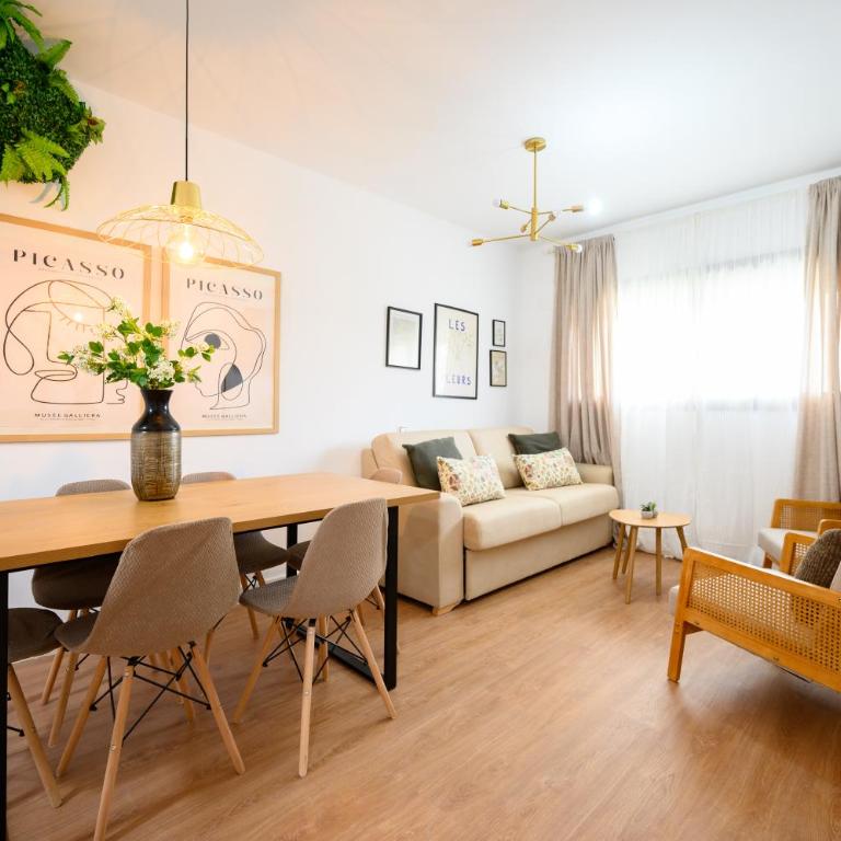 Teatinos Málaga Living 2 dormitorios Parking - Two-Bedroom Apartment - 1
