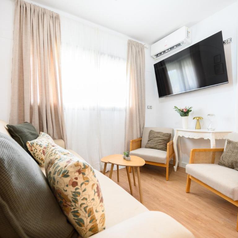 Teatinos Málaga Living 2 dormitorios Parking - Two-Bedroom Apartment - 11