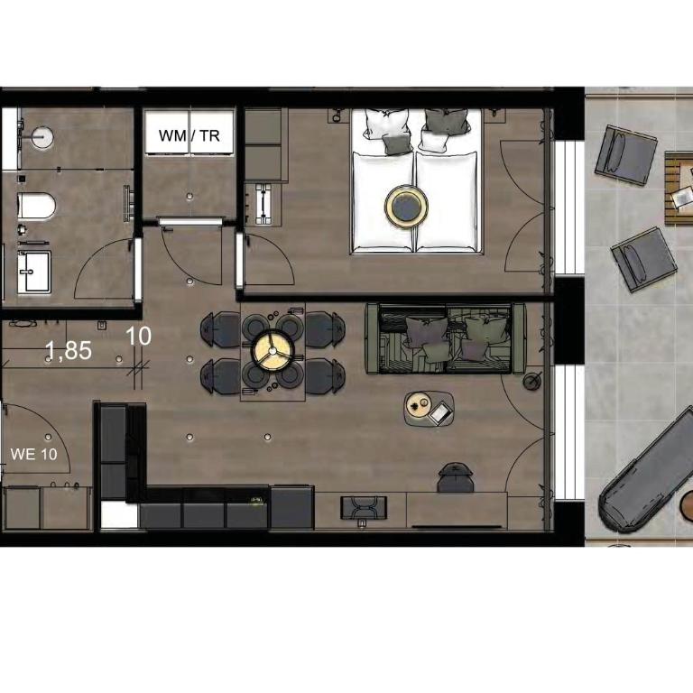 LIVALPIN mybase MOTION - Apartment mit 1 Schlafzimmer, Balkon und Bergblick - 6