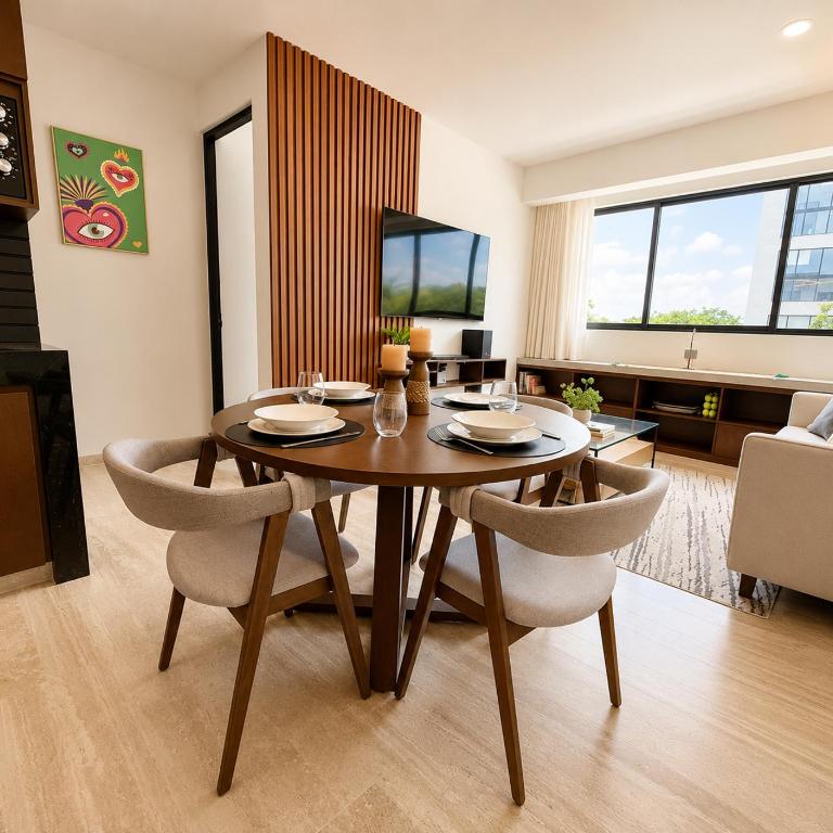 Departamento 2 Recamaras con Workspace, WiFi y Alberca - Two-Bedroom Apartment - 14