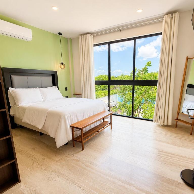 Departamento 2 Recamaras con Workspace, WiFi y Alberca - Two-Bedroom Apartment - 6