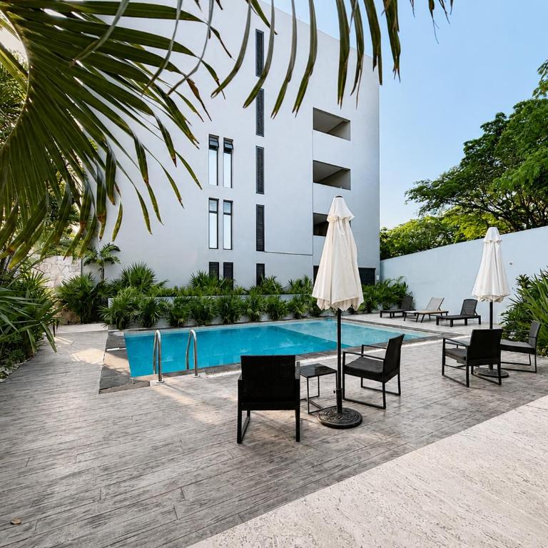 Departamento 2 Recamaras con Workspace, WiFi y Alberca - Two-Bedroom Apartment - 2