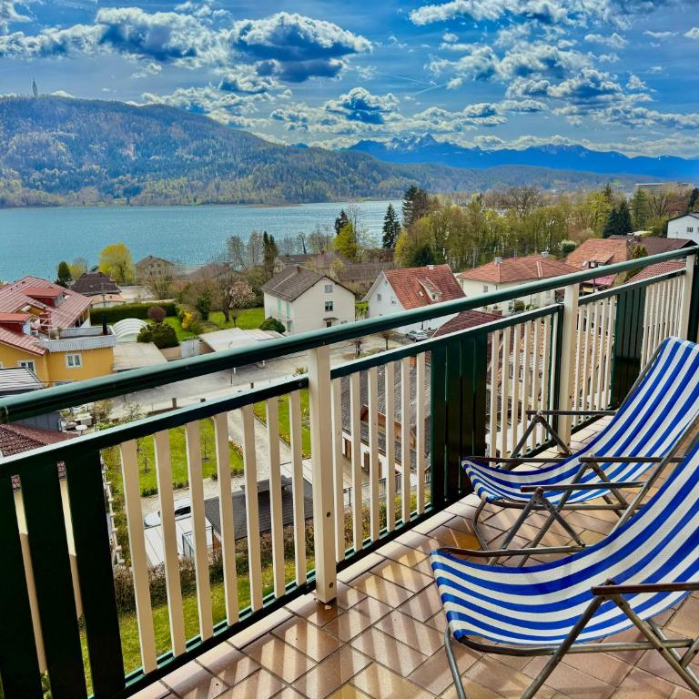 Apartment Karawankenblick with Lake View - Free Parking - Apartment mit 1 Schlafzimmer, Balkon und Meerblick - 1