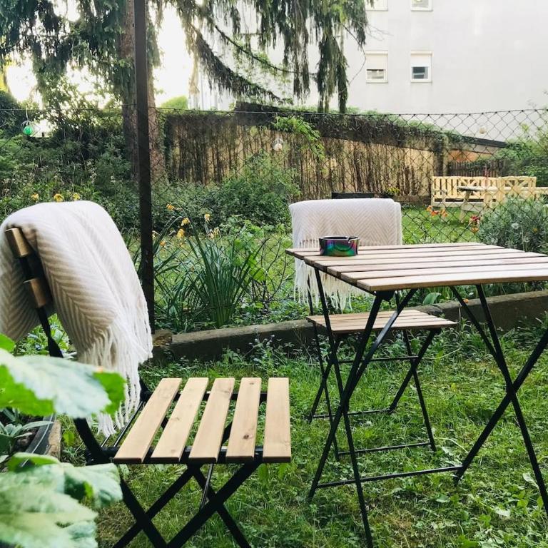 NOOR - Calm City Stay with Garden - Free Parking & Near Messe - Apartment mit 1 Schlafzimmer - 8