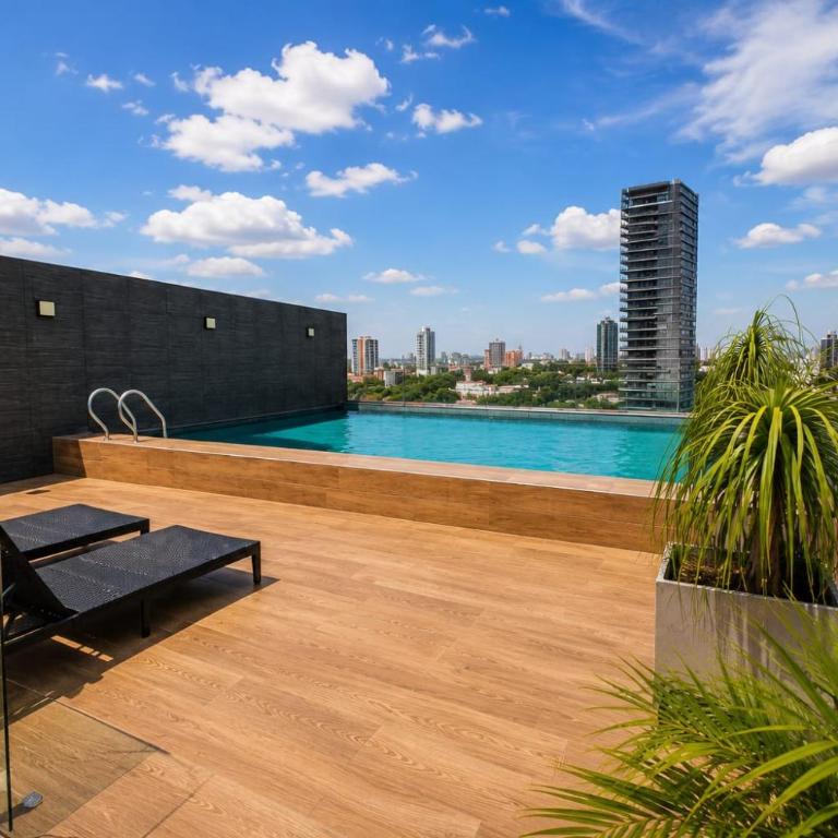 Equipetrol San Martin - Monoambiente con Parqueo Privado Cubierto - One-Bedroom Apartment - 5
