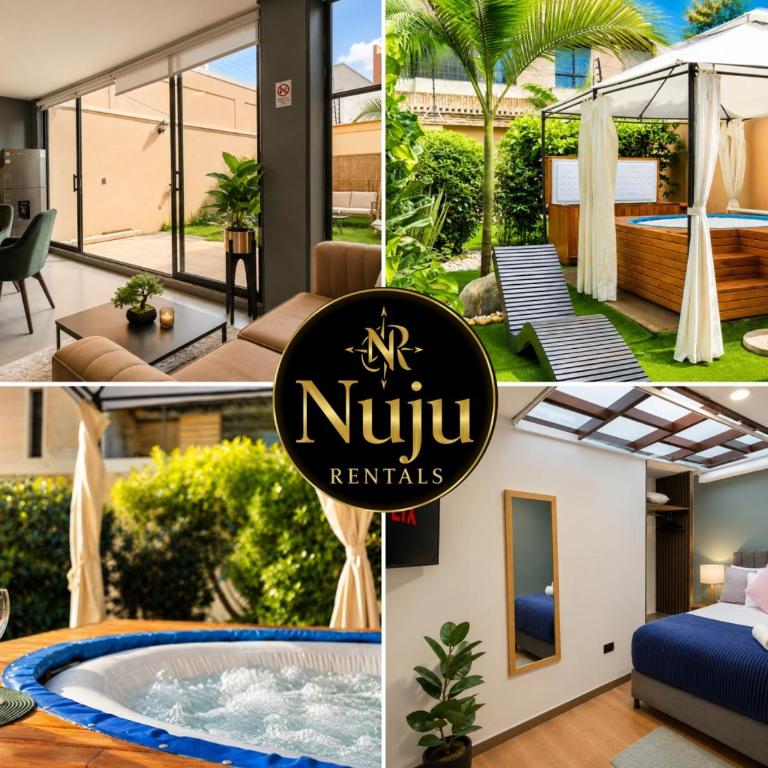 Villa Bamboo Oasis - NUJU Rentals Bogota - Apartamento Deluxe de 2 dormitorios con vistas al jardín - 12