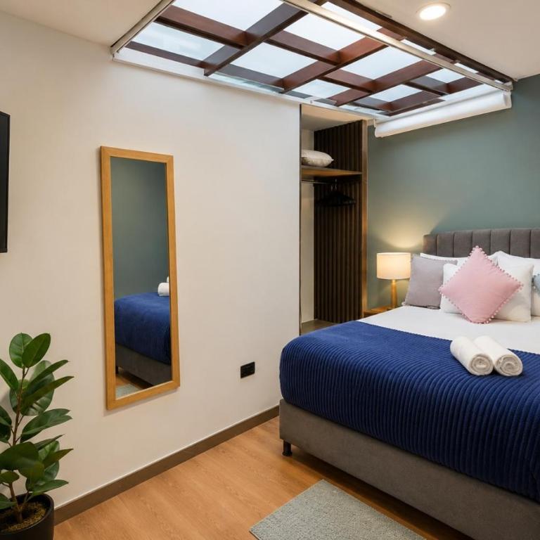 Villa Bamboo Oasis - NUJU Rentals Bogota - Apartamento Deluxe de 2 dormitorios con vistas al jardín - 17