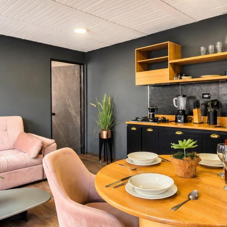 Villa Bamboo Oasis - NUJU Rentals Bogota - Apartamento Deluxe de 2 dormitorios con vistas al jardín - 12