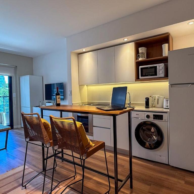 Depto moderno con balcón, piscina y gimnasio en Palermo - Apartamento de 1 dormitorio - 3