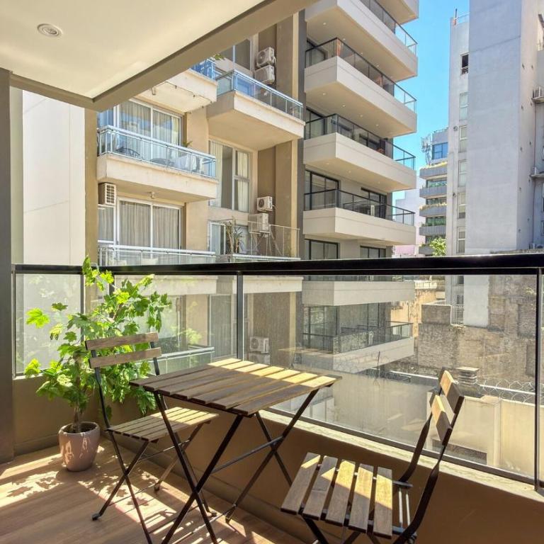 Depto moderno con balcón, piscina y gimnasio en Palermo - Apartamento de 1 dormitorio - 12