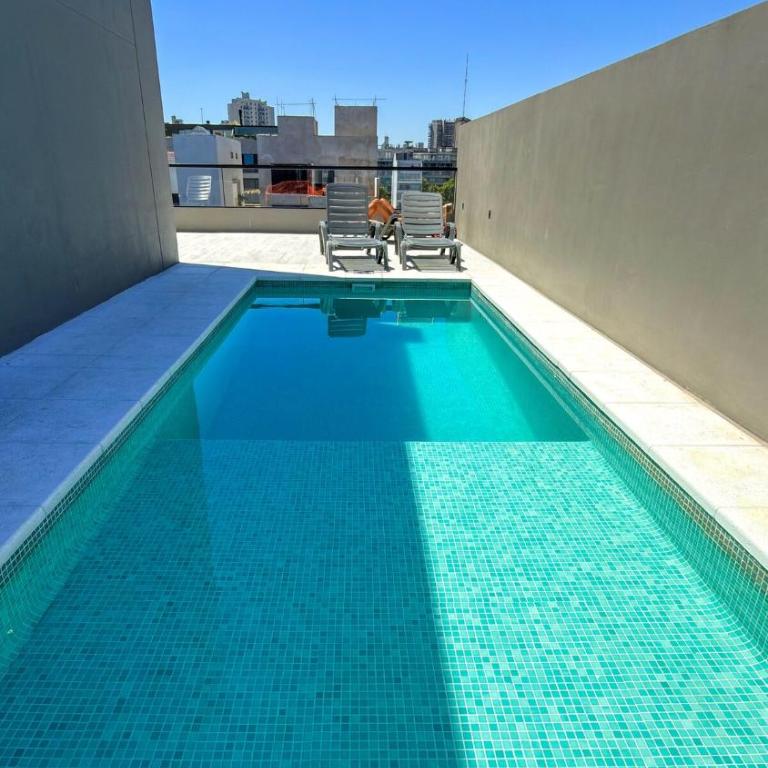 Depto moderno con balcón, piscina y gimnasio en Palermo - Apartamento de 1 dormitorio - 26