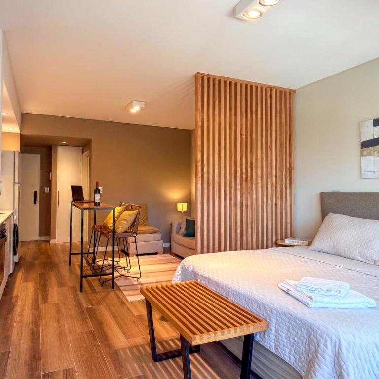 Depto moderno con balcón, piscina y gimnasio en Palermo - Apartamento de 1 dormitorio - 31