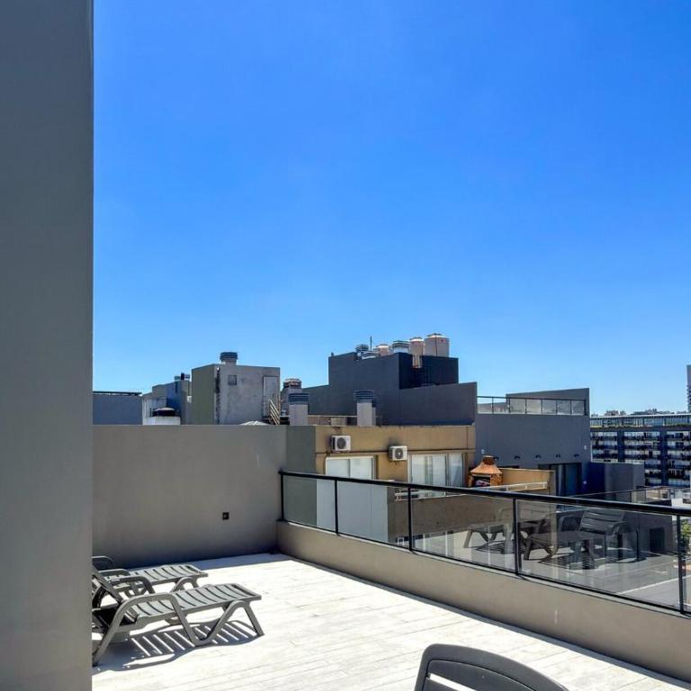 Depto moderno con balcón, piscina y gimnasio en Palermo - Apartamento de 1 dormitorio - 38