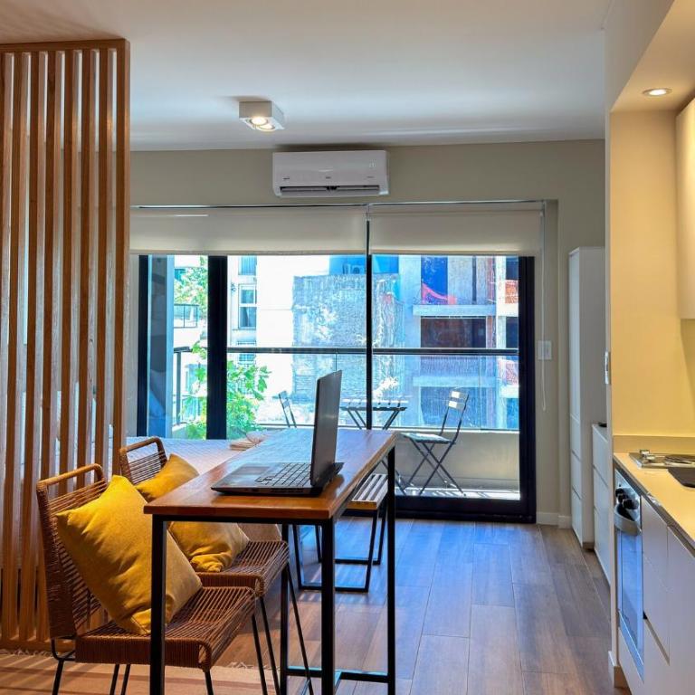 Depto moderno con balcón, piscina y gimnasio en Palermo - Apartamento de 1 dormitorio - 44