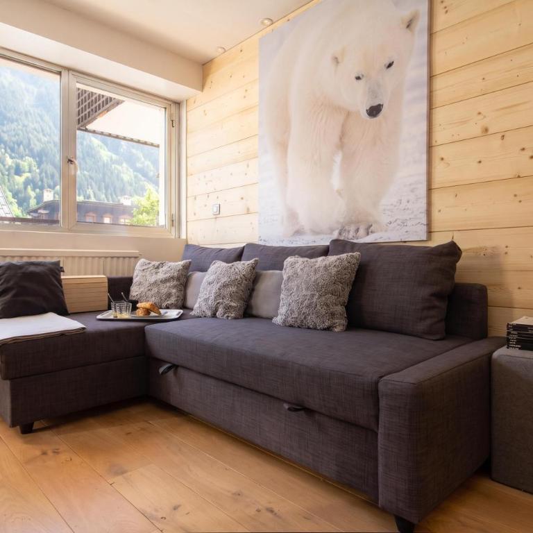 Apt Le Concordia 4 Chic 2BR in Chamonix Centre | Ski - Happy Rentals - Apartment with Mountain View - 8