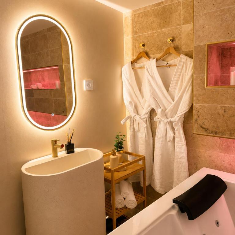 L'Escapade - Suite romantique avec balnéo - Apartment mit 1 Schlafzimmer - 6