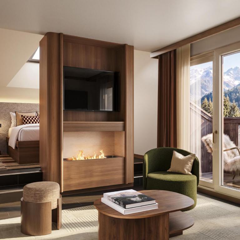 Hotel Le Morgane - Suite Junior avec Balcon et Vue sur la Montagne - 4