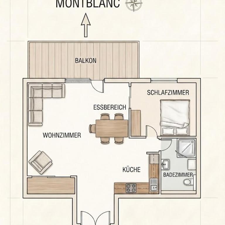 La Vue Blanche - Appartement 1 Chambre - 8