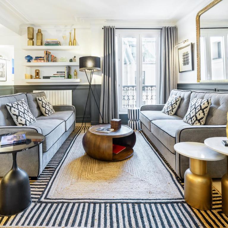 LivinParis - Luxury AC 3 Bedrooms Opera II - Appartement 3 Chambres avec Balcon et Vue sur le Sacré-Cœur - 4