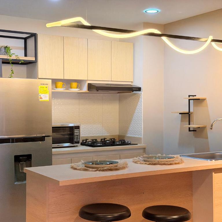 Lujoso loft céntrico con balcón - Apartamento Deluxe de 1 dormitorio con vistas a la ciudad - 3