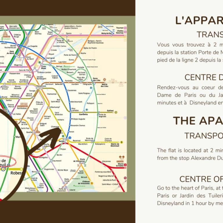 41.Appart 4Pers#1 Bedroom #Père Lachaise #Nation - Appartement 1 Chambre - 13