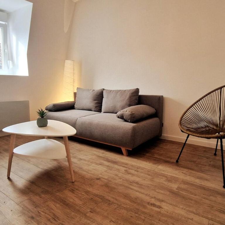 T2 calme rénové 1-4 pers parking tram 1 - Apartment mit 1 Schlafzimmer - 1
