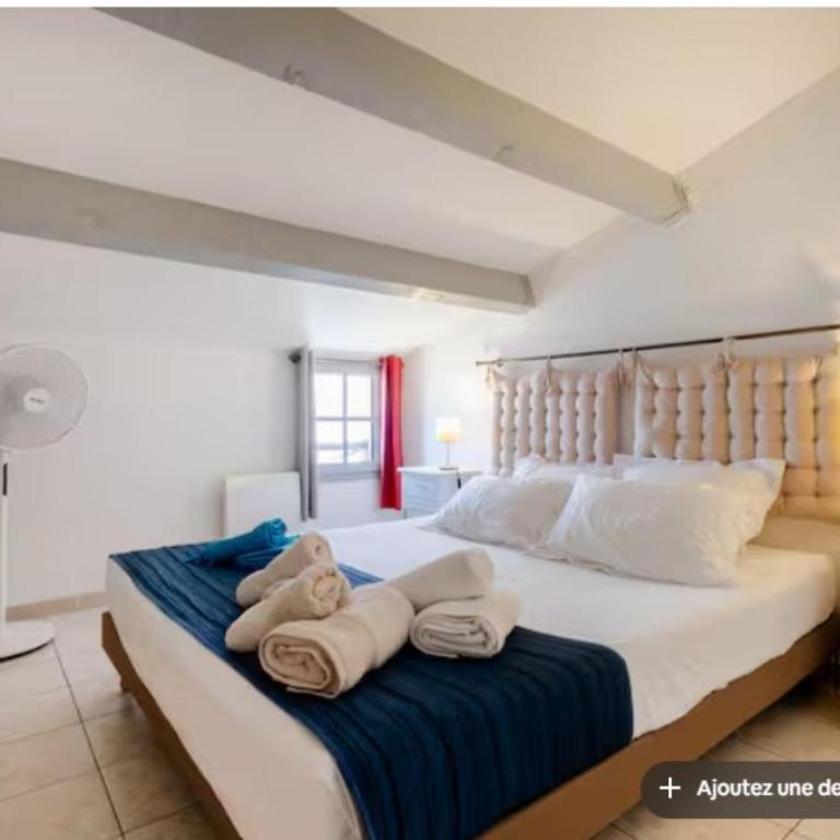 Grand appartement avec terrasse Plage à 6 min à pied Climatisation Saintes maries de la mer - Appartamento con 1 Camera da Letto - 16