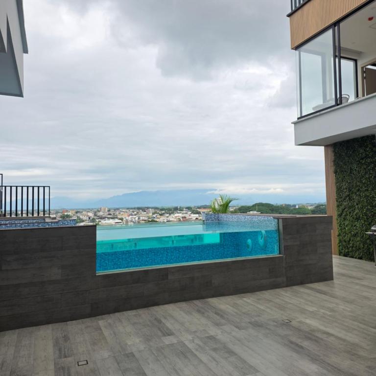 Greenport Plaza De lujo, tipo loft, 4 camas, piscina, jacuzzi, crucitas mejor sector, cerca de todo - Apartamento Loft de 3 dormitorios - 14