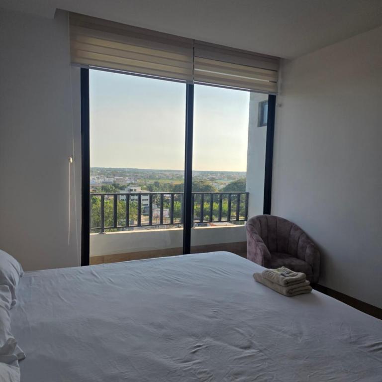 Greenport Plaza De lujo, tipo loft, 4 camas, piscina, jacuzzi, crucitas mejor sector, cerca de todo - Apartamento Loft de 3 dormitorios - 34