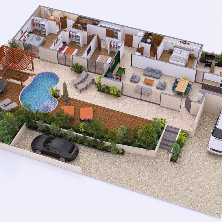 -Oasis&Nirvana-Lisle sur Sorgue-Piscine 4 chambres climatisées babyfoot barbecue brasero - Villa Supérieure - 28