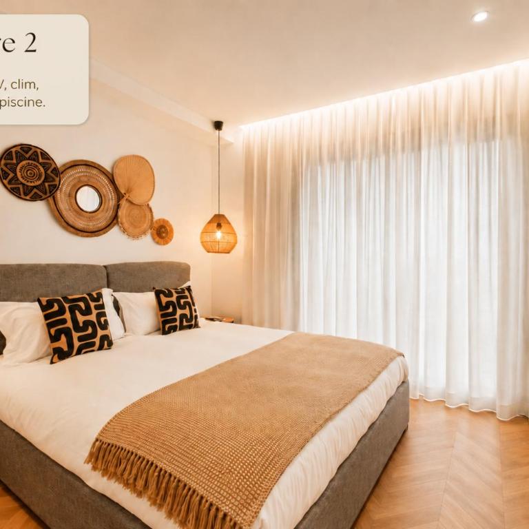 -Oasis&Nirvana-Lisle sur Sorgue-Piscine 4 chambres climatisées babyfoot barbecue brasero - Villa Supérieure - 15