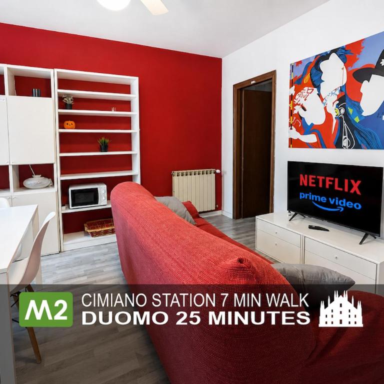 Bello Dentro, smart home in Cimiano M2 near San Raffaele hospital - Two-Bedroom Apartment - 2