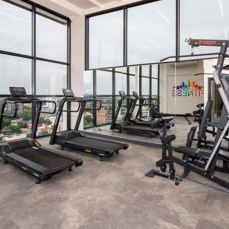 Stylish One-Bedroom Near Top Malls with Pool&Gym - Apartamento - 5