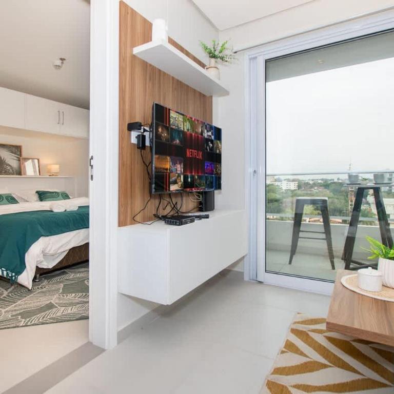 Executive One BR Near Malls with WiFi & Coworking - Apartamento - 14