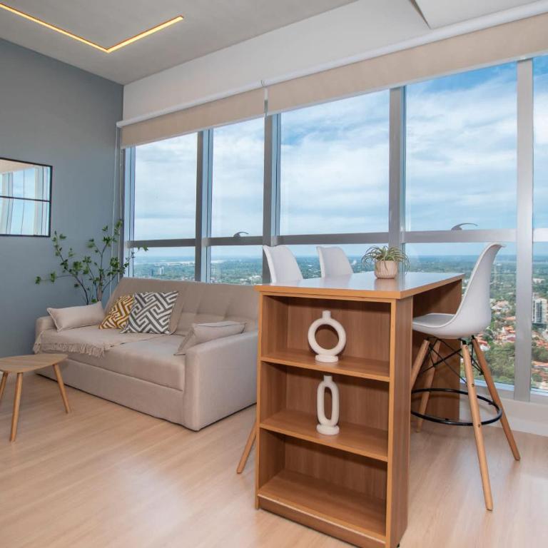Luxury One BR with City Views Petra Tower Asuncion - Apartamento - 6
