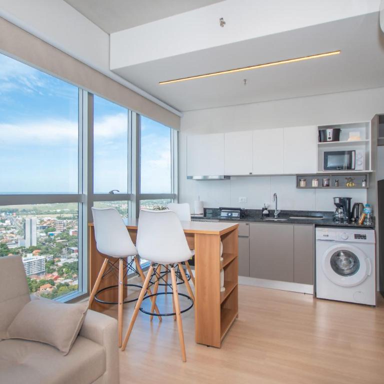 Luxury One BR with City Views Petra Tower Asuncion - Apartamento - 5