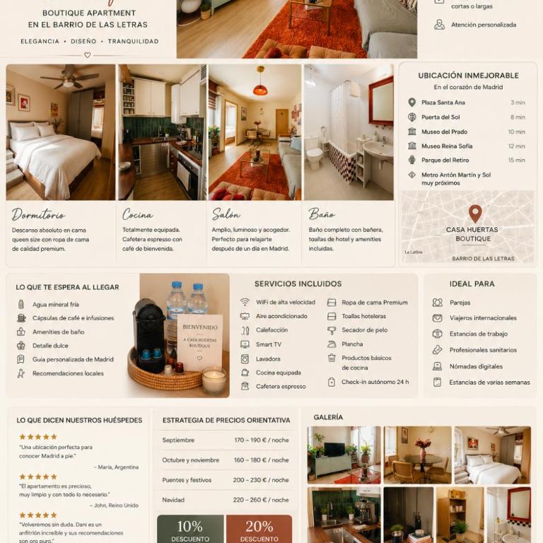Respiro en huertas - Apartment mit 1 Schlafzimmer - 1
