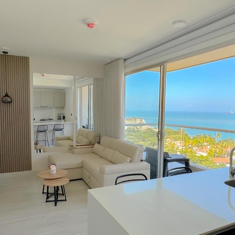 Apartamentos de lujo para estrenar Terraz - Playa Dormida - Two-Bedroom Apartment with Balcony and Sea View - 8