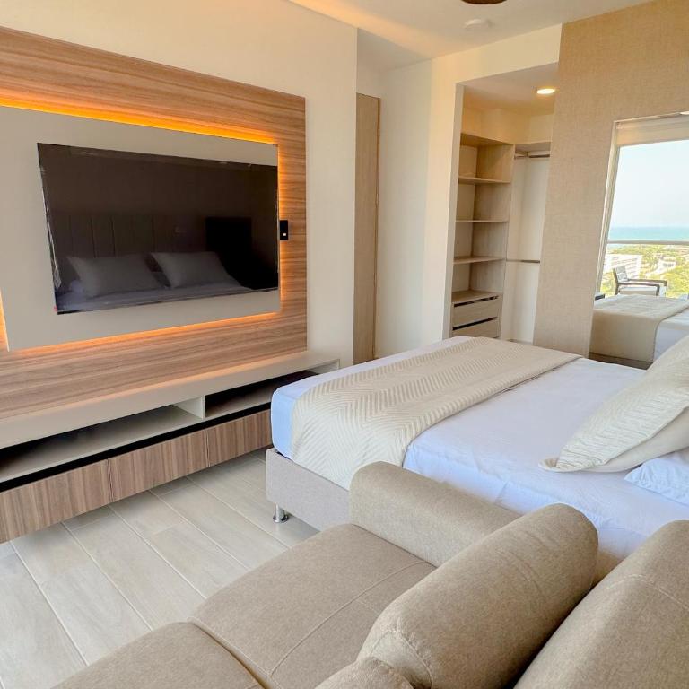 Apartamentos de lujo para estrenar Terraz - Playa Dormida - Two-Bedroom Apartment with Balcony and Sea View - 16