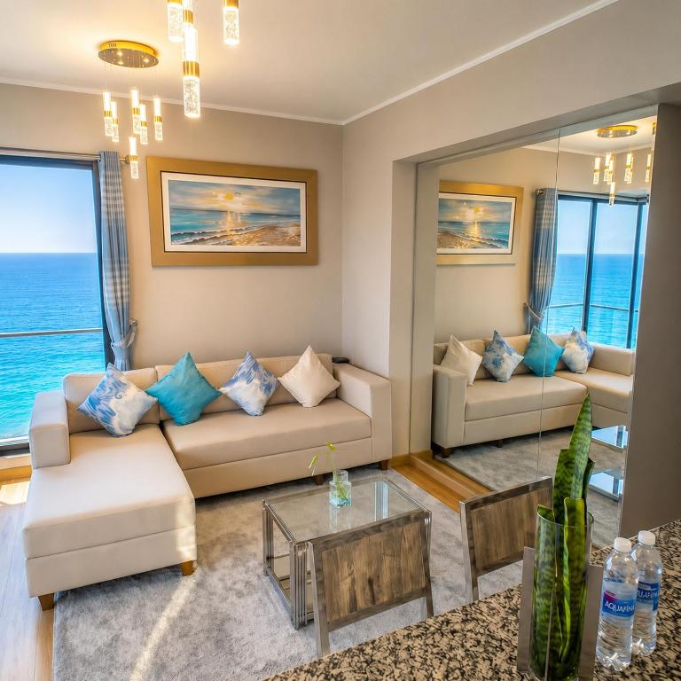 Luxury Oceanfront 3BR Apartment 15 Minutes to the Airport, Fast WiFi, Pool, Gym, Sauna and Free Parking - Three-Bedroom Apartment - 54