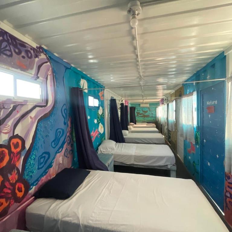 Peace Hostel MX - Cama en habitación compartida femenina de 6 camas - 6