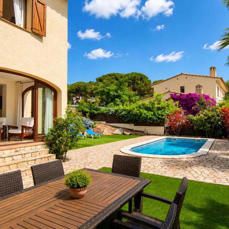 Villa mediterránea con piscina, jardín privado y 3 hab., cerca de la playa en la Costa Brava - ES-209-56 - Casa - 1