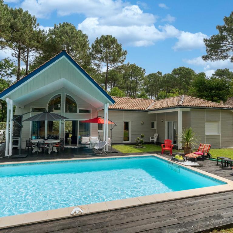 Villa T3 avec Piscine Chauffée, Golf et Plage à Proximité - Linge et Ménage Inclus - FR-1-319-168 - Maison de Vacances (4 Adultes) - 28