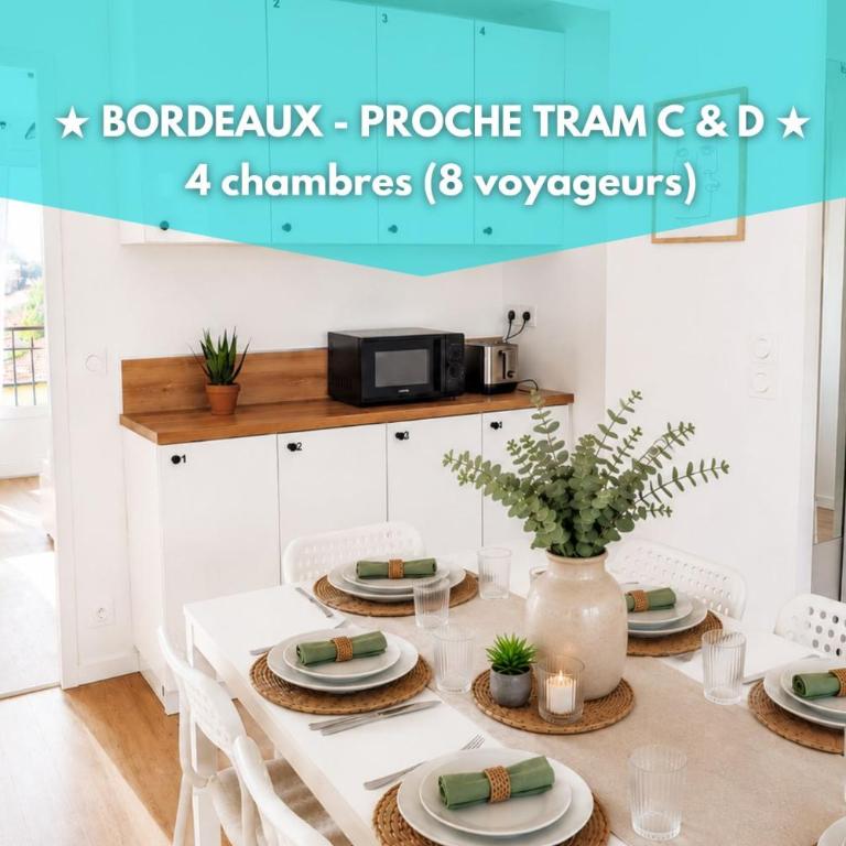 Life&Travel - Appart cosy - 4 chambres - Bordeaux - Appartement 4 Chambres - 1
