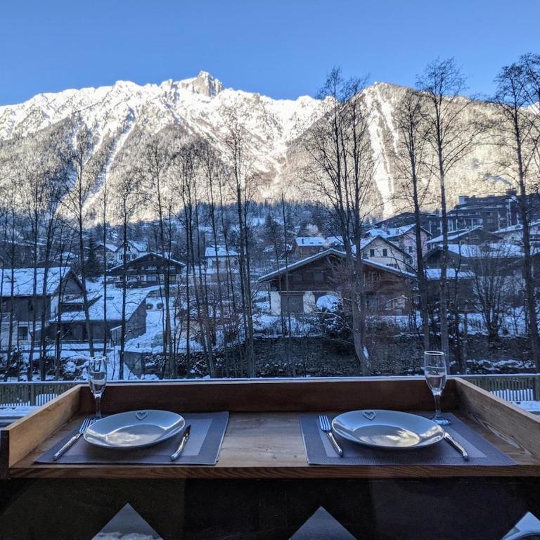 Mountain View Apartment - Chamonix Centre, Free Parking - Studio - Vue sur Montagne - 1